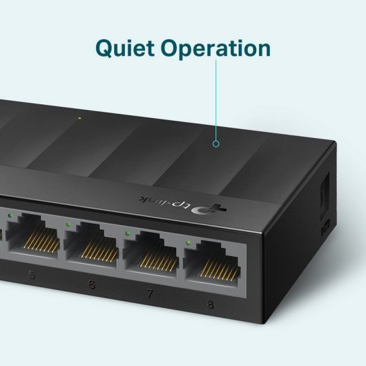 Tp-Link LS1008G Switch de 8 puertos Gigabit RJ-45 10/100/1000 Mbps Tp-Link LS1008G Switch de 8 puertos Gigabit RJ-45 10/100/1000 Mbps